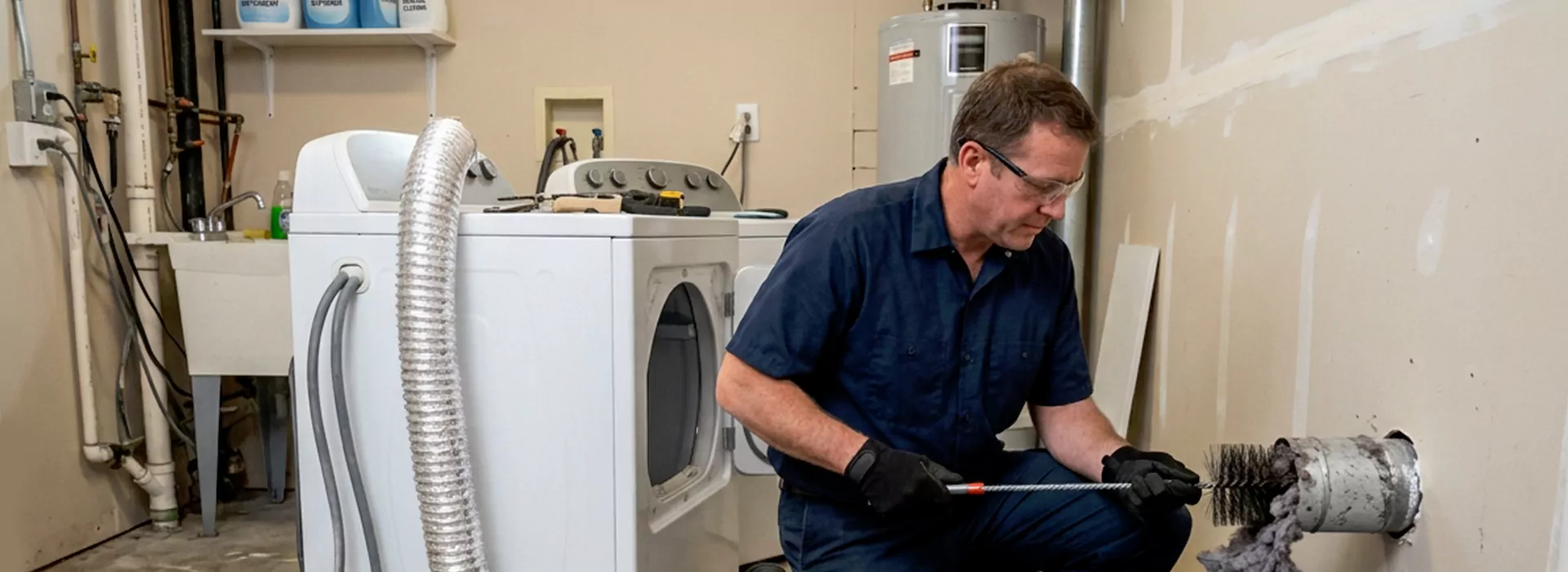 Clogged Dryer Vent Repair in Easton, Maryland