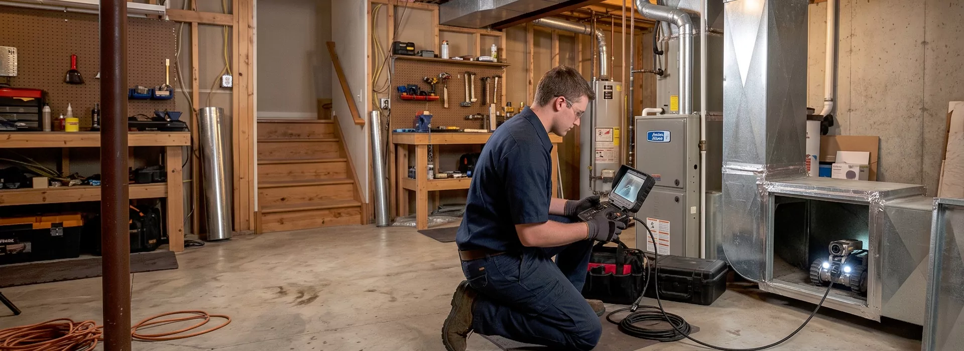 Robotic Duct Inspection Easton, Maryland