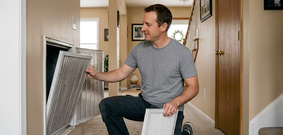 AC Air Filter Replacement in Easton, MD
