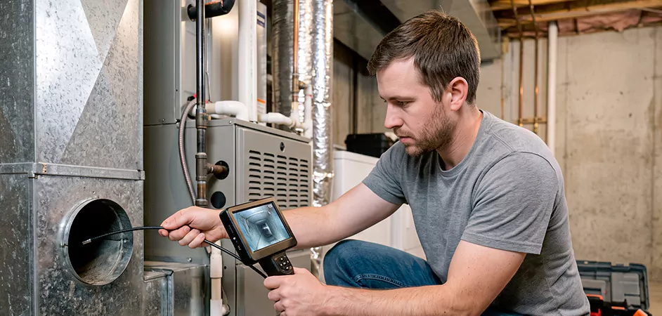 Air Duct Camera Inspection in Easton, MD
