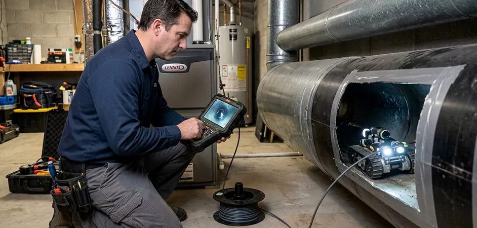 Robotic Duct Inspection in Easton, MD
