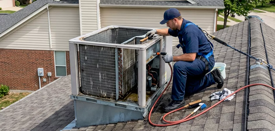 Rooftop Unit Cleaning in Easton