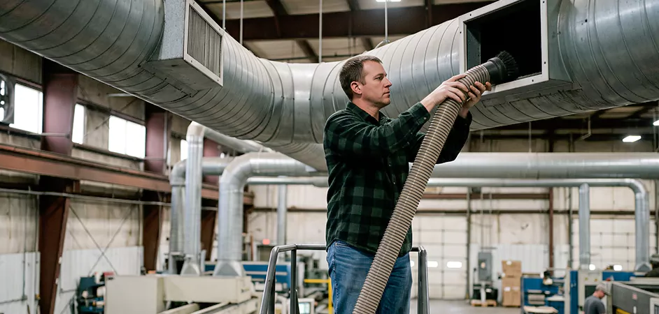 Post-Construction Duct Cleaning in Easton