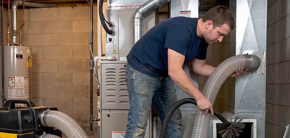 Negative Pressure Duct Cleaning for Large and Long Duct Systems in Easton