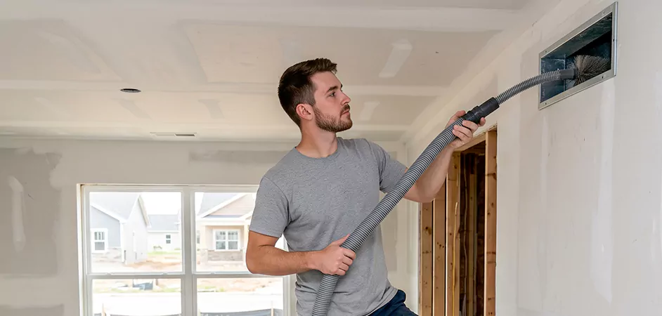 Multifamily New Construction Duct Cleaning in Easton
